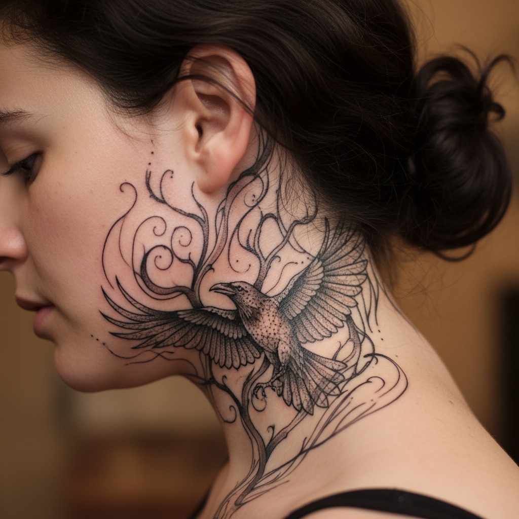 Tattoo artwork from an artist portfolio shown in the Inker discovery experience